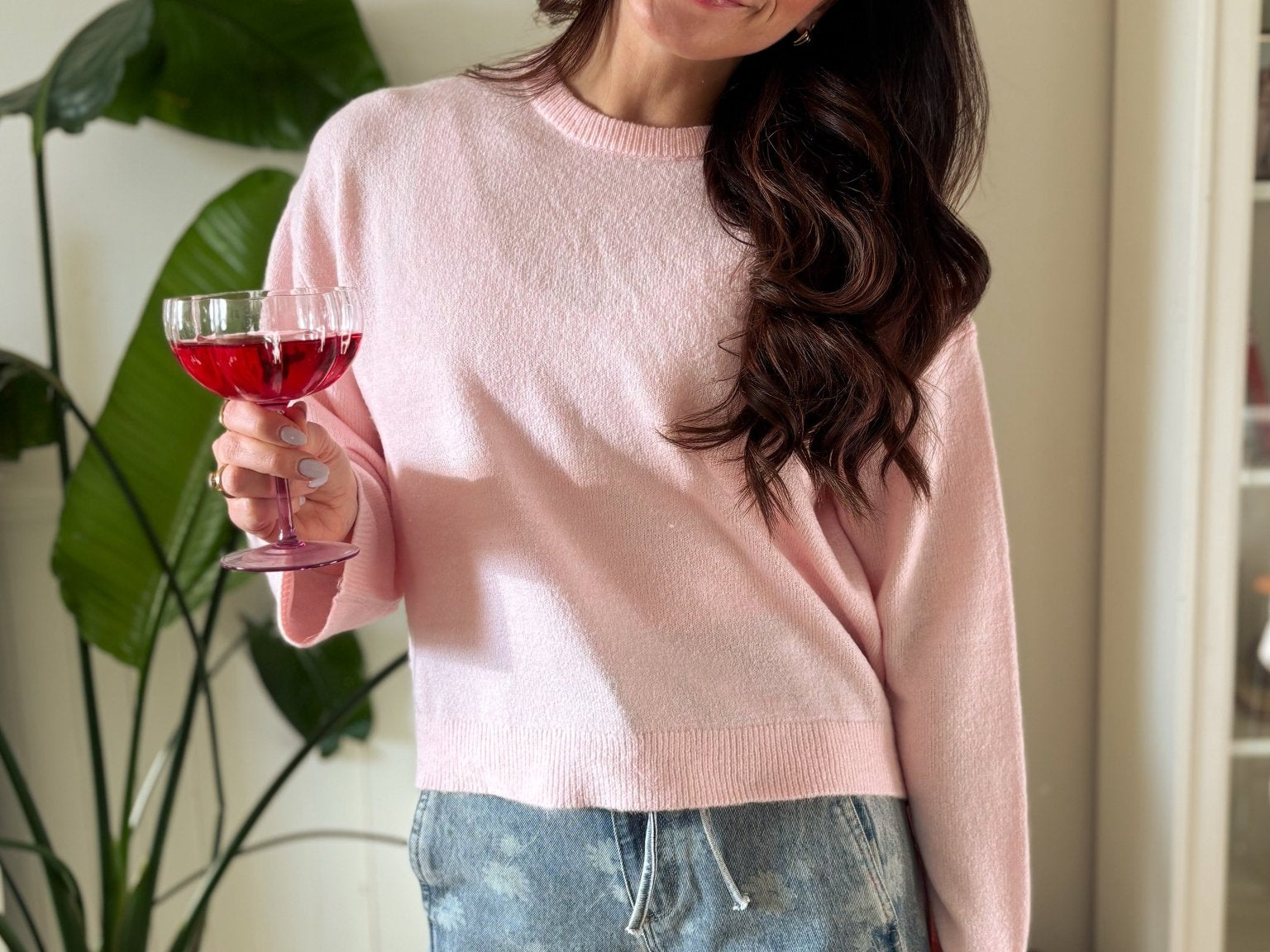 The Simone Long Sleeve O - Neck Pullover Knit Sweater - Love and Lee Apparel