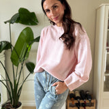 The Simone Long Sleeve O - Neck Pullover Knit Sweater - Love and Lee Apparel