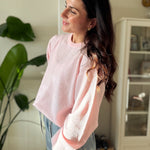 The Simone Long Sleeve O - Neck Pullover Knit Sweater - Love and Lee Apparel