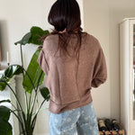 The Rhonda Long Sleeve Round Neck Soft Melange Sweater - Love and Lee Apparel