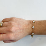 Clover & Opal Bracelet in 18K Gold Plated - Love and Lee Apparel