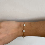 Clover & Opal Bracelet in 18K Gold Plated - Love and Lee Apparel