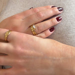 Accent Ring 18K Gold Plated - Love and Lee Apparel