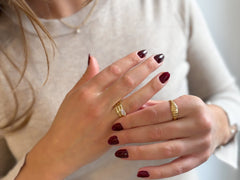 Accent Ring 18K Gold Plated - Love and Lee Apparel