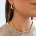 Multi - Layered Chain with Flat Mirrored Discs - 18K Gold Plated - Love and Lee Apparel