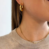 Multi - Layered Chain with Flat Mirrored Discs - 18K Gold Plated - Love and Lee Apparel