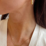 MAMA Cursive Style 18K Gold Dipped Necklace with Dainty Chain - Love and Lee Apparel
