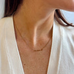MAMA Cursive Style 18K Gold Dipped Necklace with Dainty Chain - Love and Lee Apparel