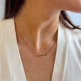 MAMA Cursive Style 18K Gold Dipped Necklace with Dainty Chain - Love and Lee Apparel