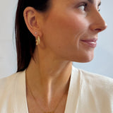 Teardrop Stud Earrings 18K Gold Plated - Love and Lee Apparel