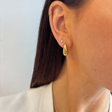 Teardrop Stud Earrings 18K Gold Plated - Love and Lee Apparel