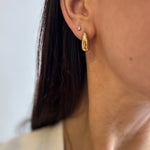 Teardrop Stud Earrings 18K Gold Plated - Love and Lee Apparel