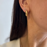Teardrop Stud Earrings 18K Gold Plated - Love and Lee Apparel