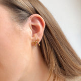 Bow Stud Earrings 18K Gold Plated - Love and Lee Apparel