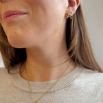 Bow Stud Earrings 18K Gold Plated - Love and Lee Apparel