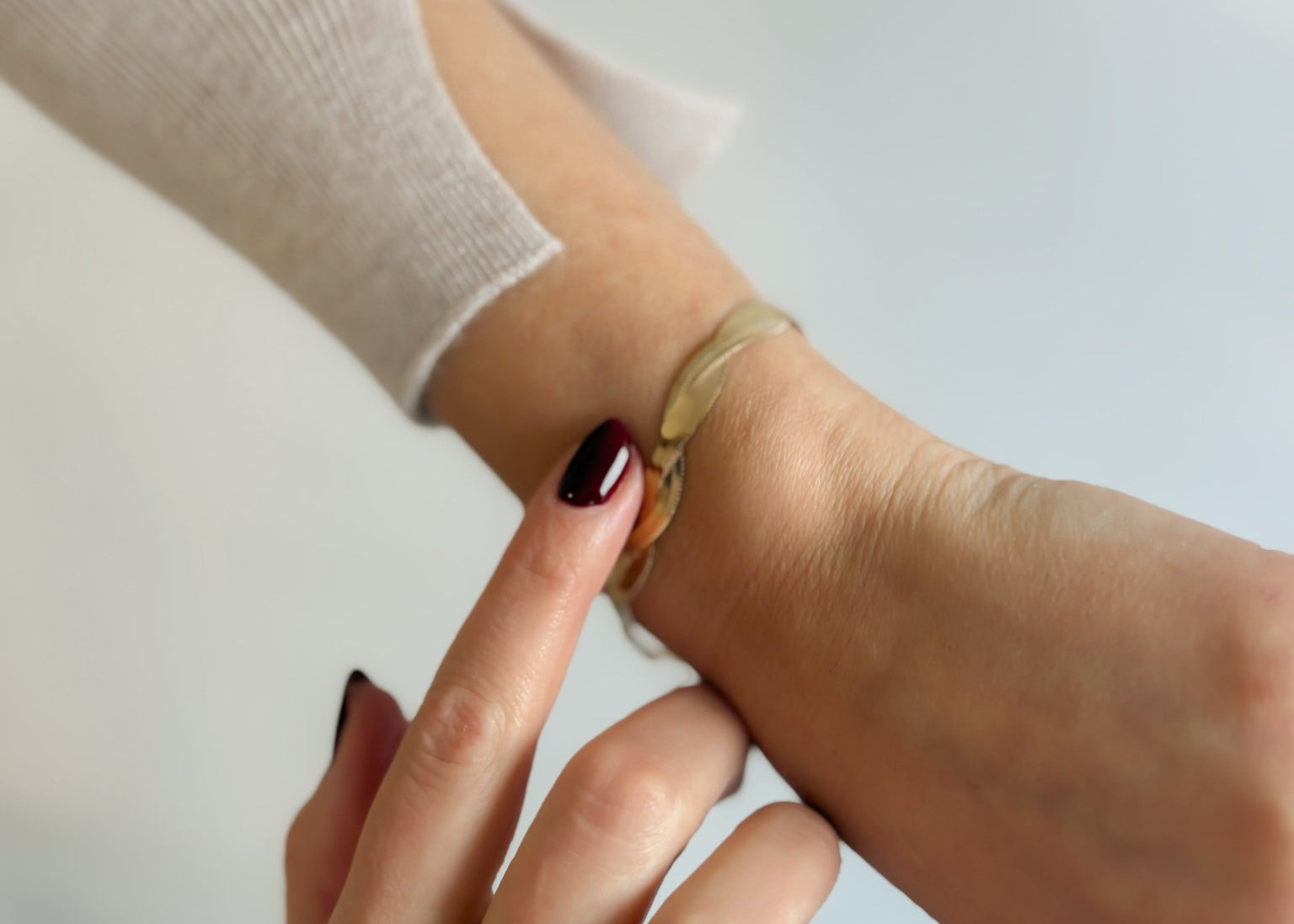 Braided Double Strand Flat Lay Snake Bracelet - 18K Gold Plated - Love and Lee Apparel