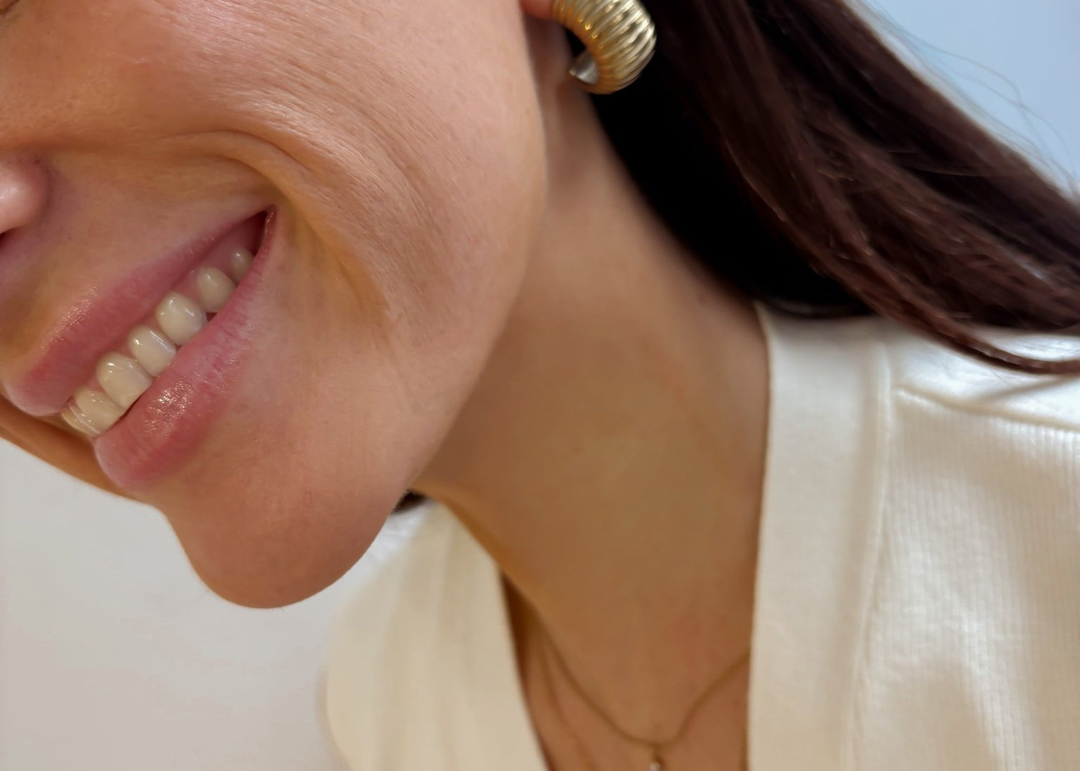 Double Layered Dainty Chain Necklace with Starburst & Rhinestone Pendant - 18K Gold Plated - Love and Lee Apparel