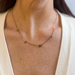 MAMA Cursive Style 18K Gold Dipped Necklace with Dainty Chain - Love and Lee Apparel