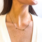 MAMA Block Letter Style 18K Gold Dipped Necklace with Dainty Chain - Love and Lee Apparel