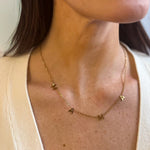 MAMA Block Letter Style 18K Gold Dipped Necklace with Dainty Chain - Love and Lee Apparel