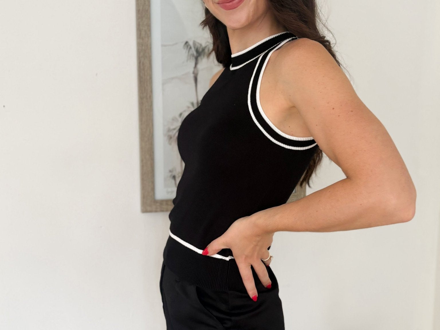 Out of Office Halter Neck Tank Top - Love and Lee Apparel
