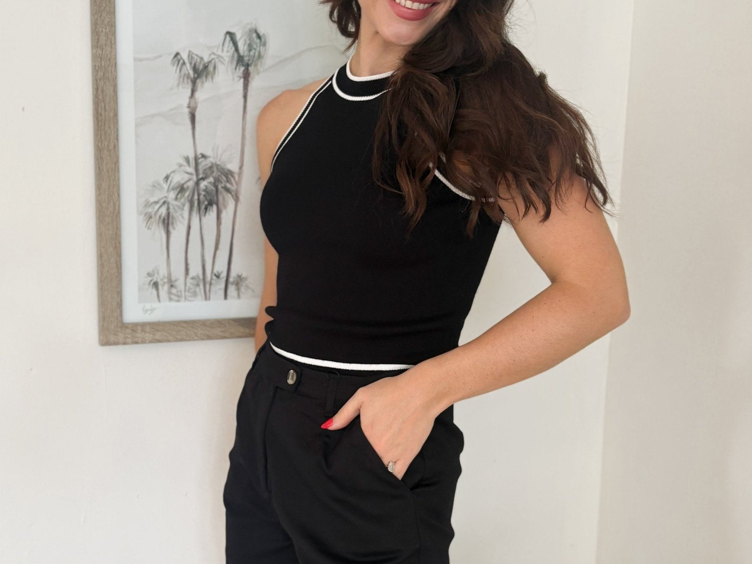 Plans at 7- High Waisted Shorts in Black - Love and Lee Apparel