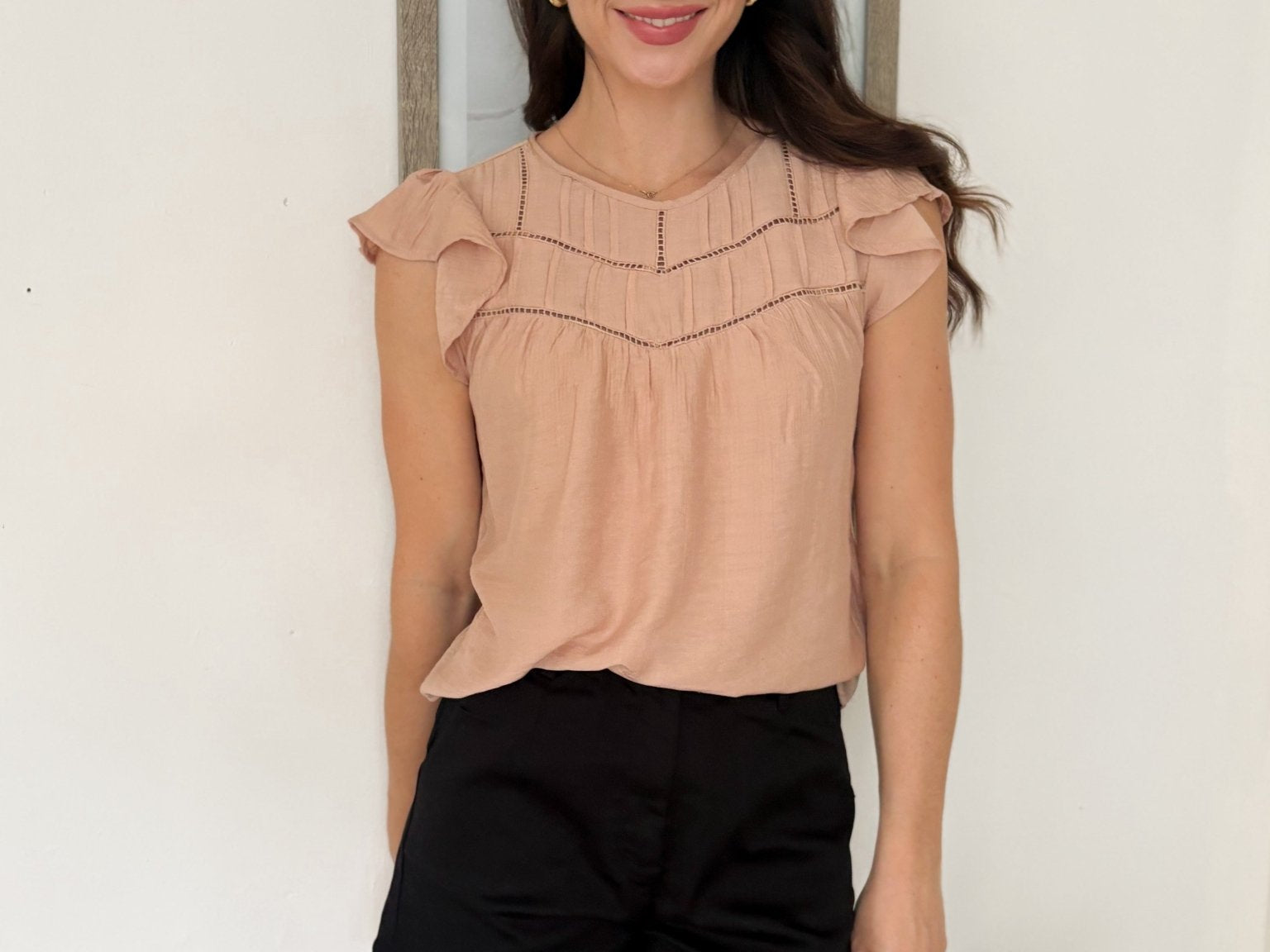 Golden Hour Short Sleeve Blouse - Love and Lee Apparel