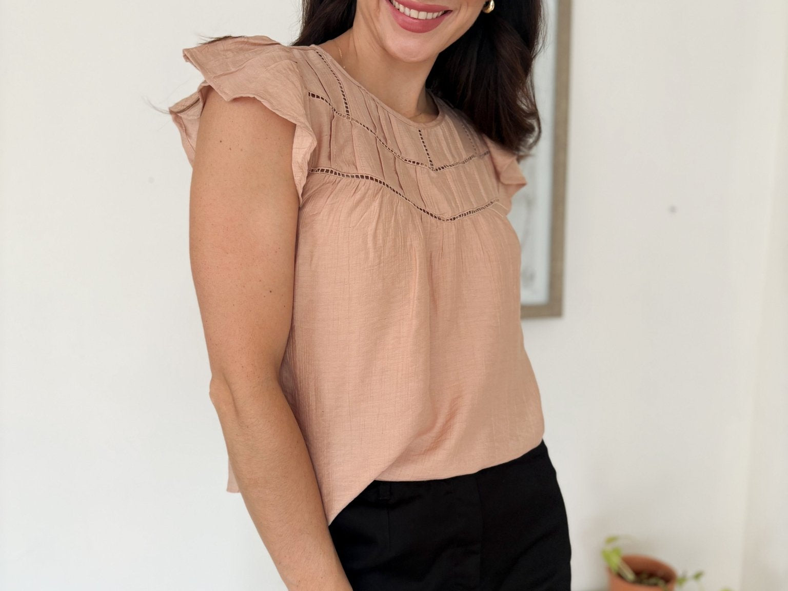 Golden Hour Short Sleeve Blouse - Love and Lee Apparel