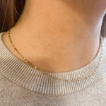 The Dainty Chain Necklace - 18K Gold Plated - Love and Lee Apparel