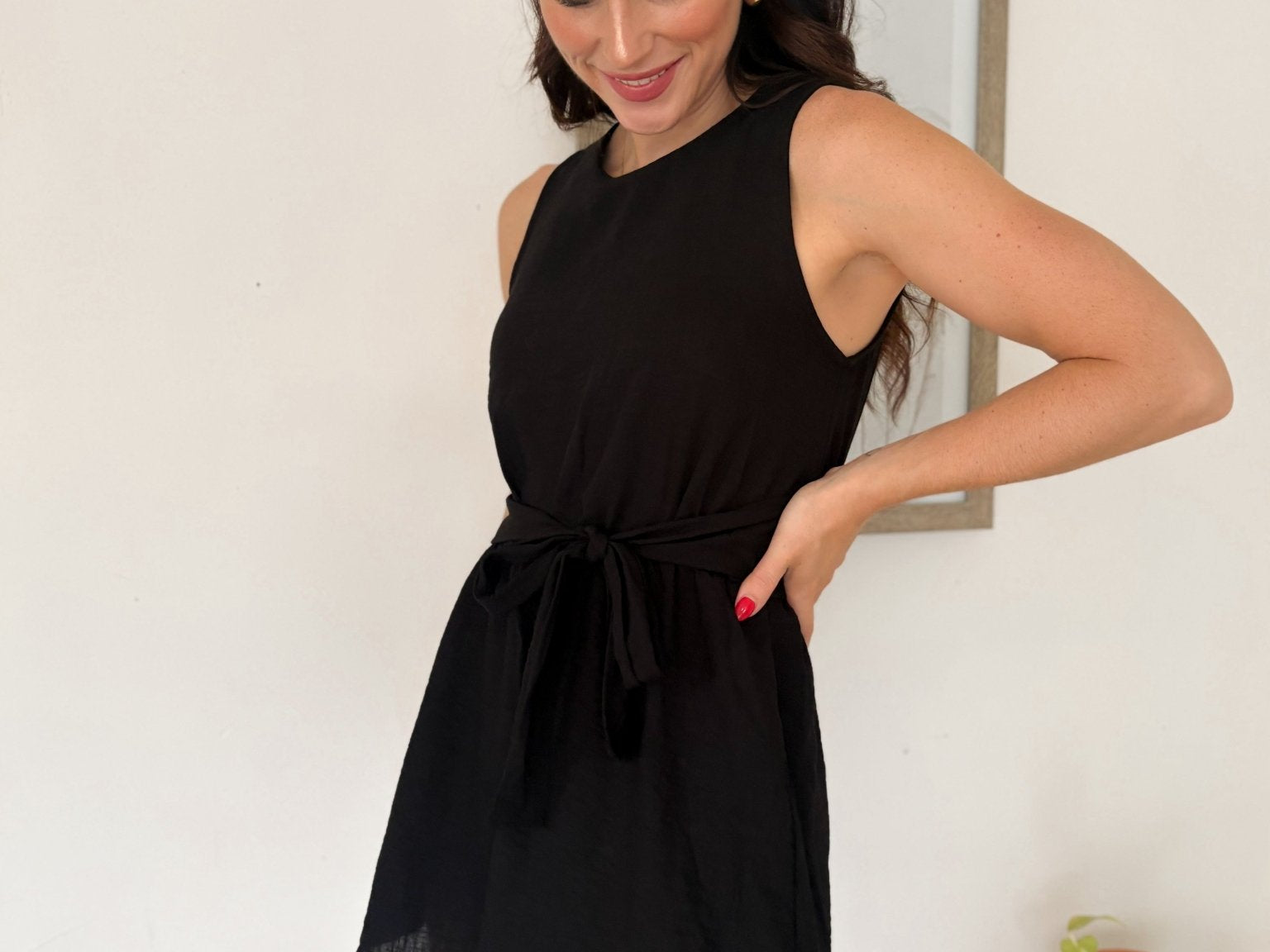 Riviera Front Knot & Back Smocking Romper - Love and Lee Apparel