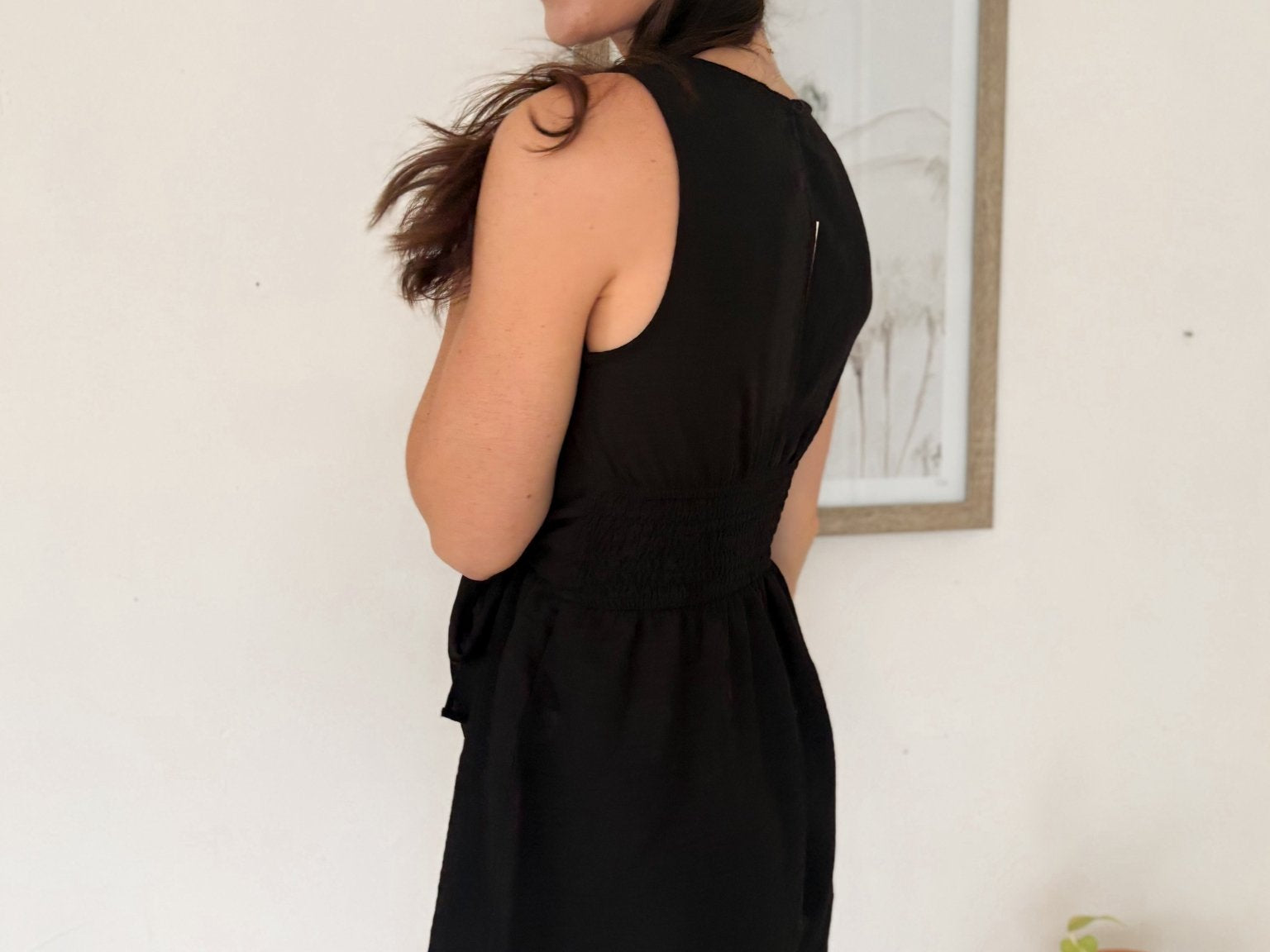 Riviera Front Knot & Back Smocking Romper - Love and Lee Apparel