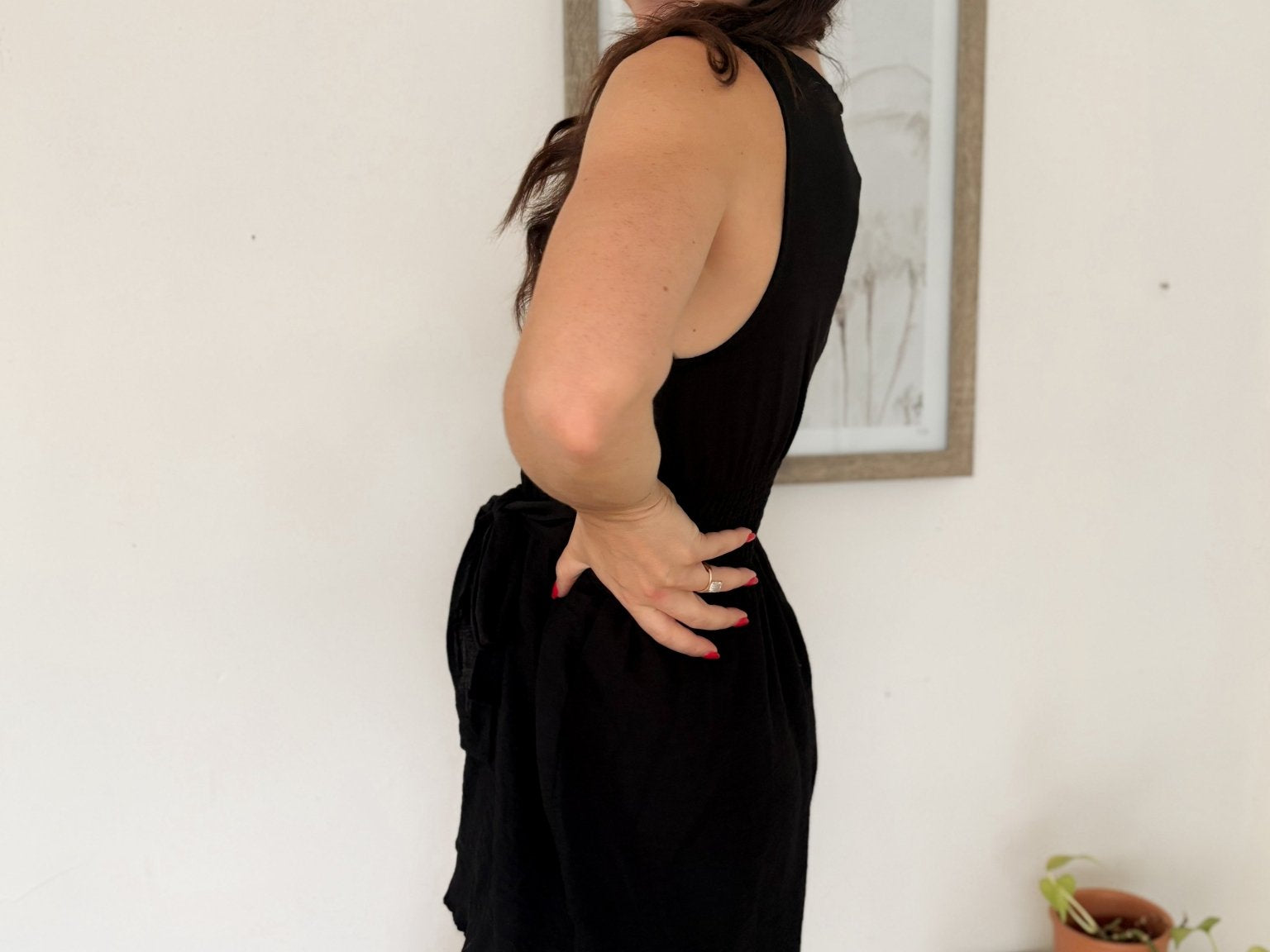 Riviera Front Knot & Back Smocking Romper - Love and Lee Apparel