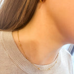 Dainty Beaded Chain Necklace - 18K Gold Plated Steel - Love and Lee Apparel