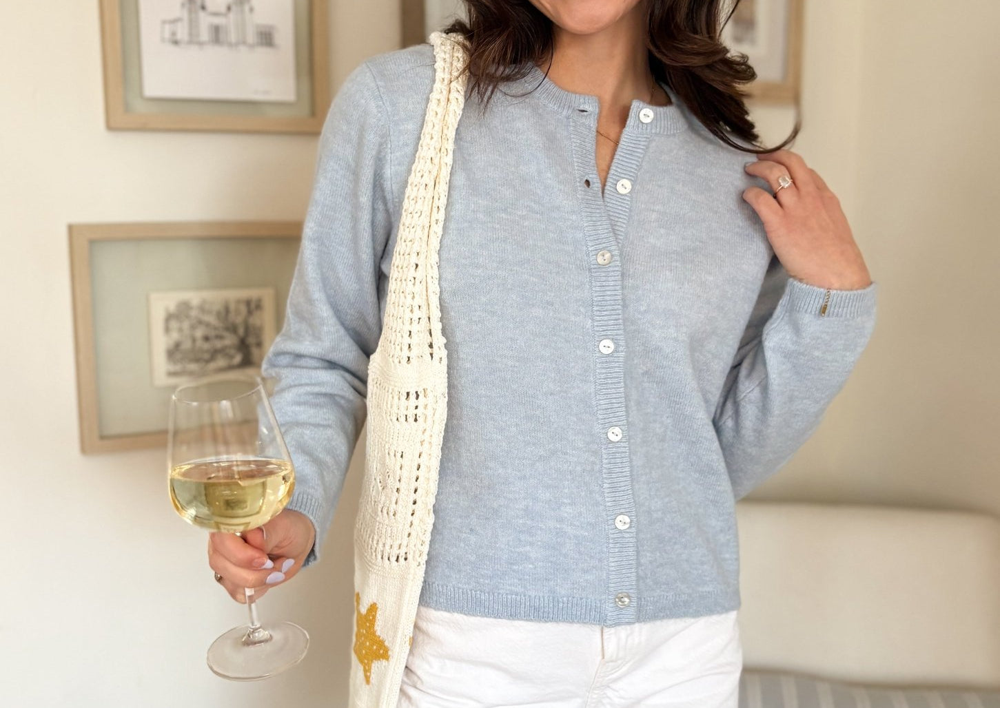 The Cara Long Sleeve Round Neckline Cardigan - Love and Lee Apparel