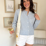 The Cara Long Sleeve Round Neckline Cardigan - Love and Lee Apparel