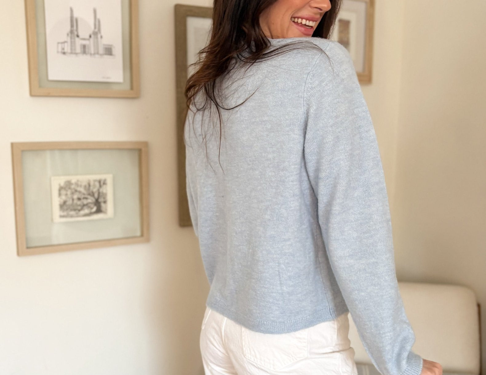 The Cara Long Sleeve Round Neckline Cardigan - Love and Lee Apparel