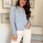 The Cara Long Sleeve Round Neckline Cardigan - Love and Lee Apparel