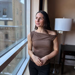 Hannon Asymmetrical Off Shoulder Top - Love and Lee Apparel