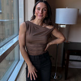 Hannon Asymmetrical Off Shoulder Top - Love and Lee Apparel