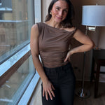 Hannon Asymmetrical Off Shoulder Top - Love and Lee Apparel