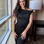 Hannon Asymmetrical Off Shoulder Top - Love and Lee Apparel