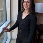 The Cara Front Hook Collared Cardigan - Love and Lee Apparel