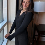 The Cara Front Hook Collared Cardigan - Love and Lee Apparel