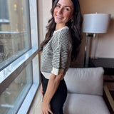 Kiona Multi - Stitch Short Sleeve Knit - Love and Lee Apparel