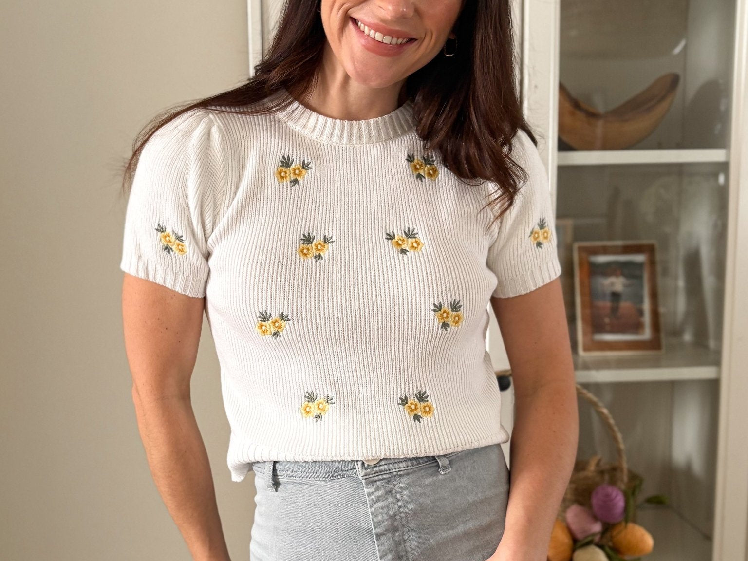 Luna Knitted Short Sleeve Top - Love and Lee Apparel