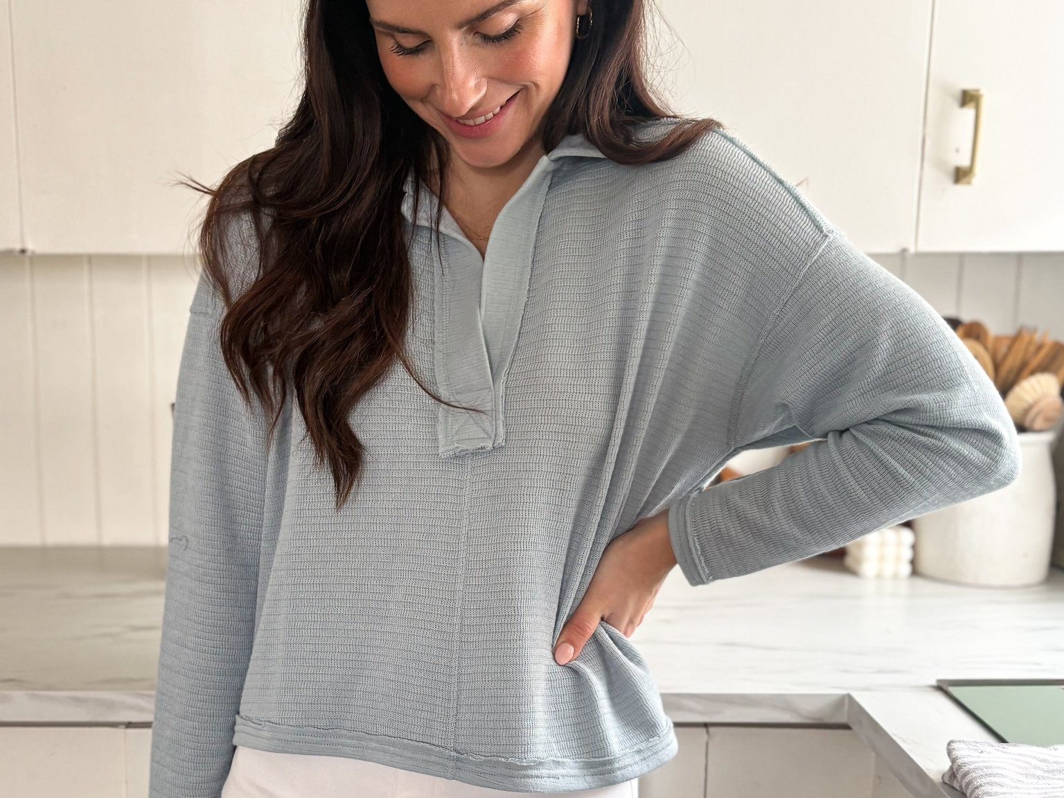 Hazel Long Sleeve Top - Love and Lee Apparel