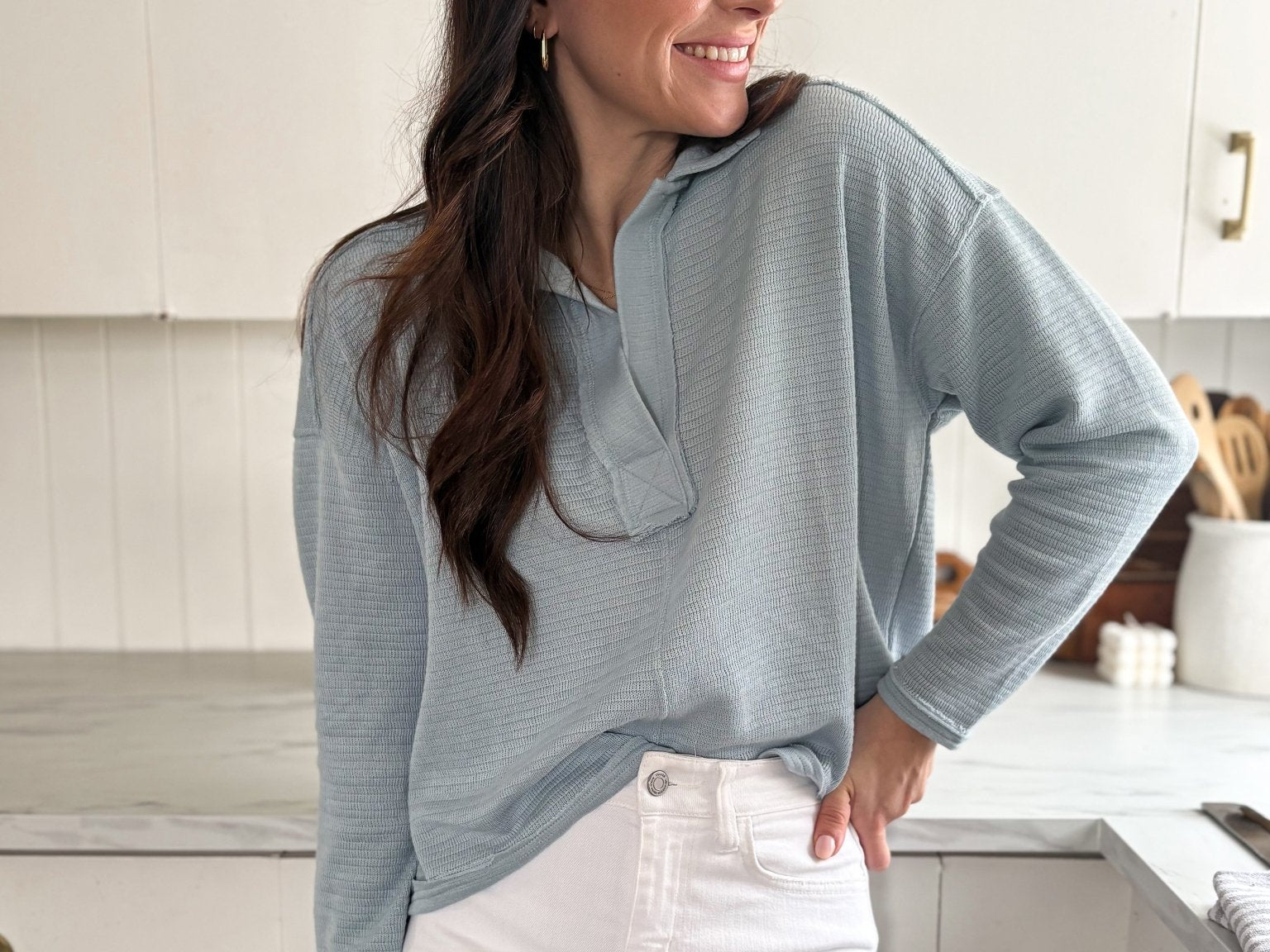 Hazel Long Sleeve Top - Love and Lee Apparel