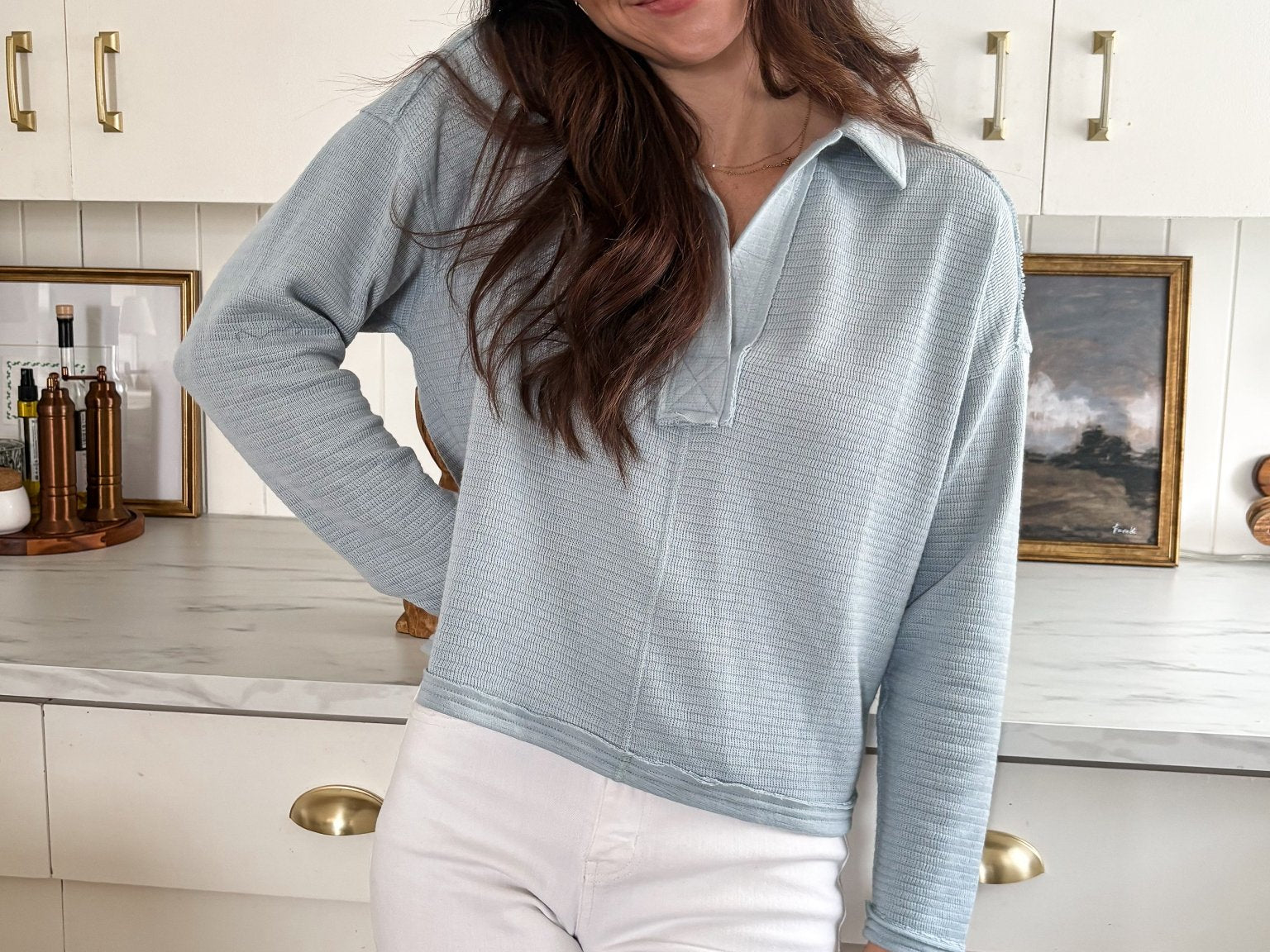 Hazel Long Sleeve Top - Love and Lee Apparel