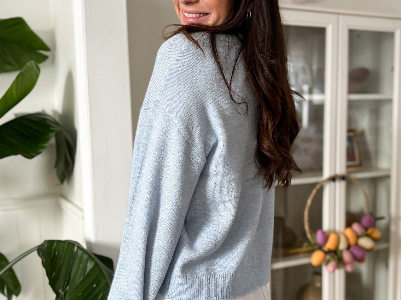 The Hilary Long Sleeve Round Neckline Knit Pullover - Love and Lee Apparel