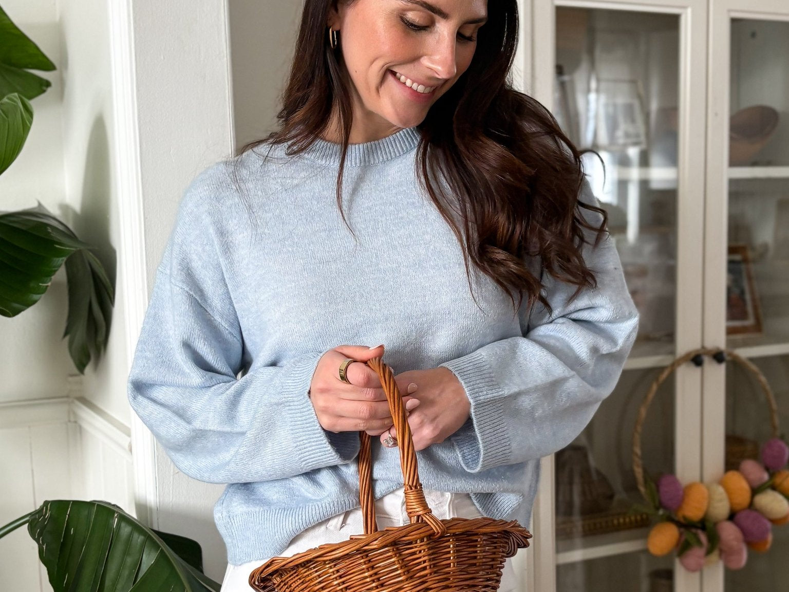 The Hilary Long Sleeve Round Neckline Knit Pullover - Love and Lee Apparel